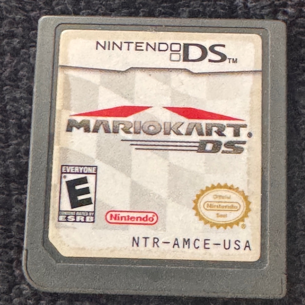 Nintendo DS Mario Kart Game Cartridge - Tested Working